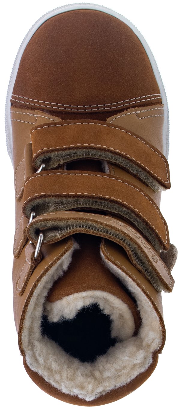 FARE KLASIK TYROLKY dětské zimní kotníkové boty hnědé