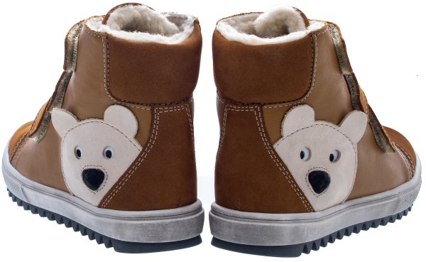 FARE KLASIK TYROLKY dětské zimní kotníkové boty hnědé