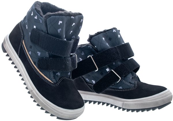 FARE KLASIK BERITKY dětské zimní nepromokavé boty černé