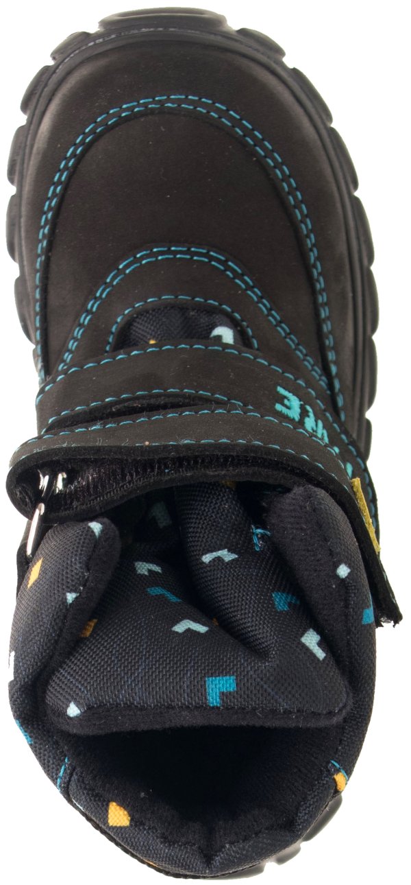 FARE KLASIK POLARIS dětské zimní nepromokavé boty černé