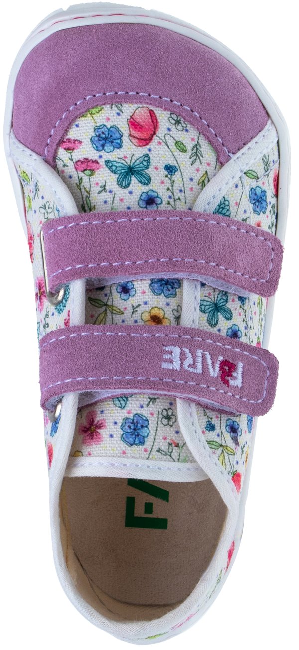 FARE BARE RIMINI dětské tenisky bílý květ