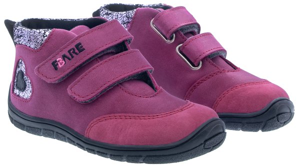 FARE BARE VISBY dětské celoroční boty vínové