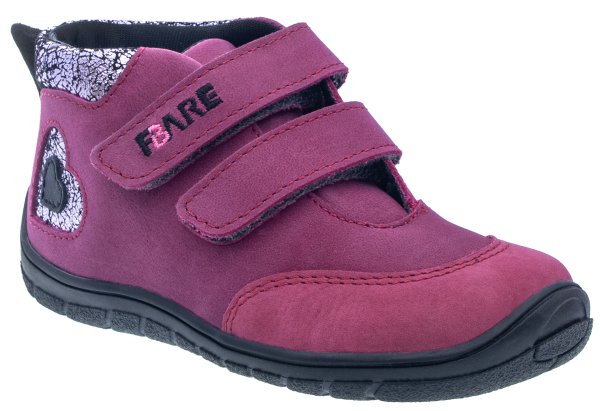 FARE BARE VISBY dětské celoroční boty vínové