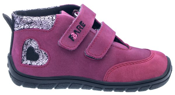 FARE BARE VISBY dětské celoroční boty vínové