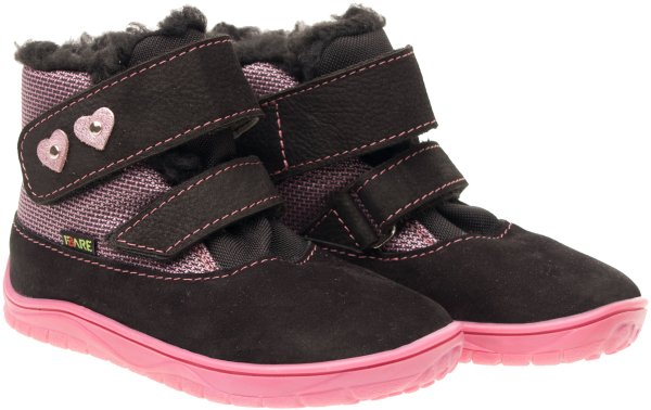 FARE BARE BJORNKY dětské zimní nepromokavé boty růžové