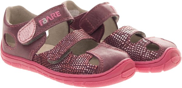 FARE BARE TRIPOLIS dětské sandály vínové