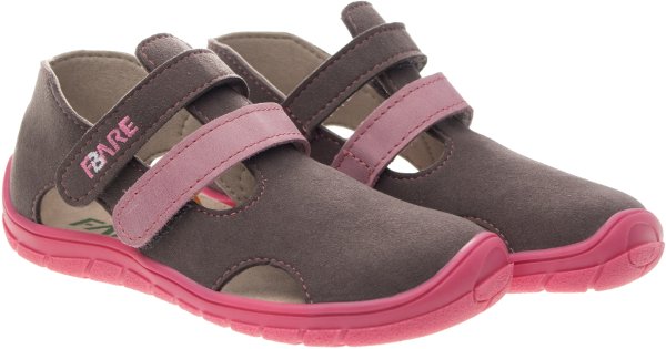 FARE BARE ECONOMIC dětské sandály šedé