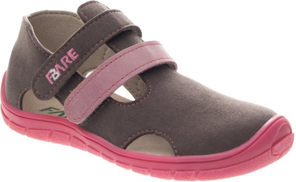 FARE BARE ECONOMIC dětské sandály šedé