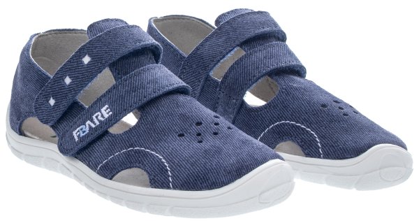 FARE BARE ECONOMIC dětské sandály modré