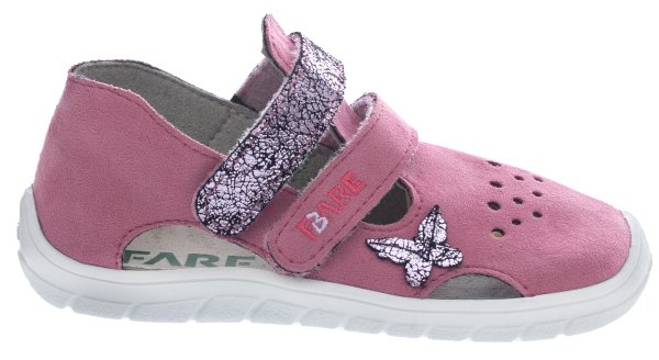 FARE BARE ECONOMIC dětské sandály růžové