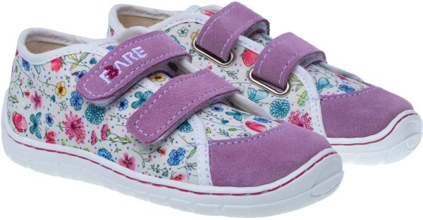 FARE BARE RIMINI dětské tenisky bílý květ