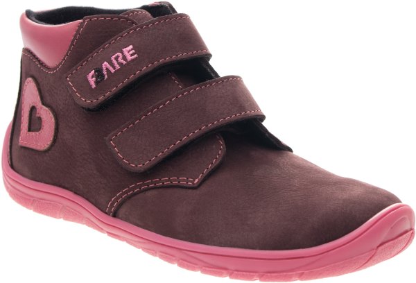 FARE BARE HOLEBY dětské celoroční boty vínové