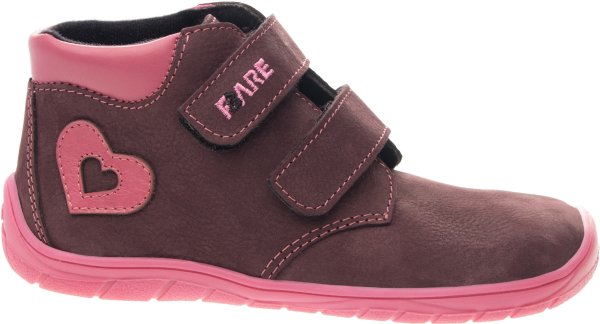 FARE BARE HOLEBY dětské celoroční boty vínové