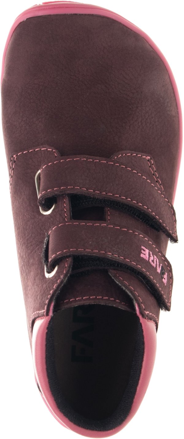 FARE BARE HOLEBY dětské celoroční boty vínové