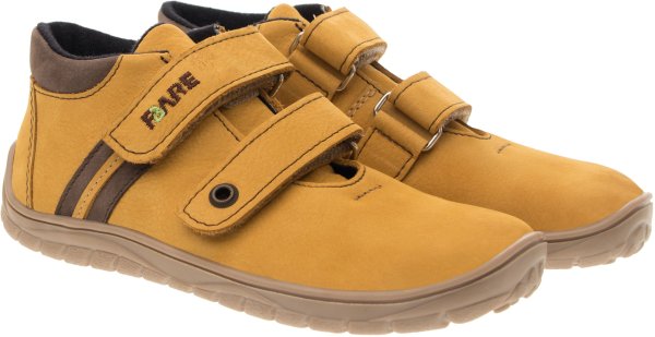 FARE BARE BERGENKY dětské celoroční nepromokavé boty okrové