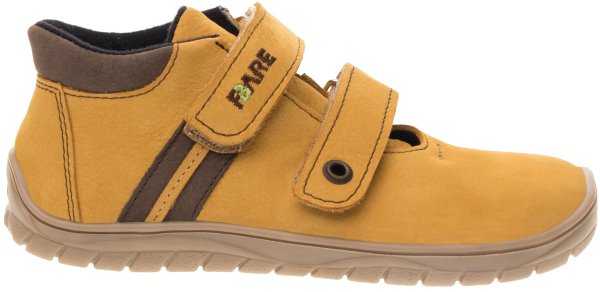 FARE BARE BERGENKY dětské celoroční nepromokavé boty okrové