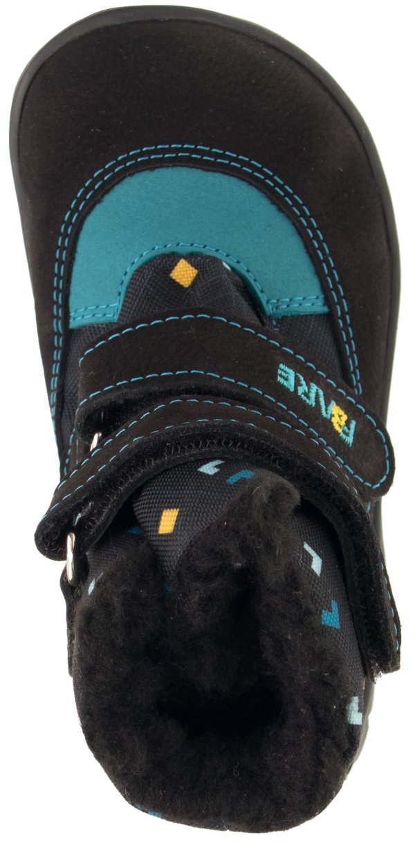 FARE BARE FINKY dětské zimní nepromokavé boty černé