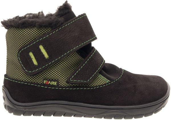 FARE BARE BJORNKY dětské zimní nepromokavé boty zelené
