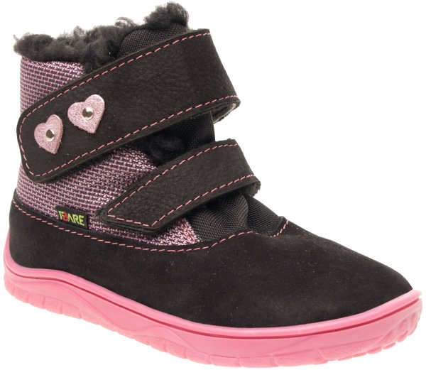 BJORNKY dětské zimní nepromokavé boty růžové