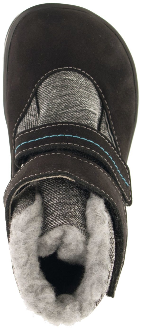 FARE BARE BJORNKY dětské zimní nepromokavé boty černo-šedé