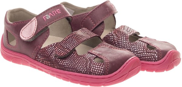 FARE BARE TRIPOLIS dětské sandály vínové