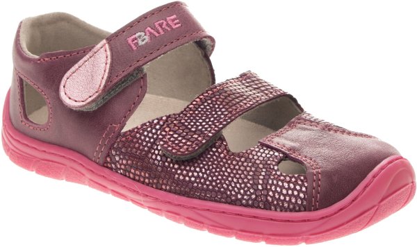 FARE BARE TRIPOLIS dětské sandály vínové