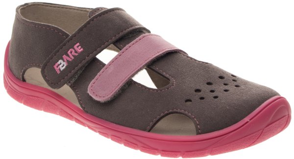 FARE BARE ECONOMIC dětské sandály šedé