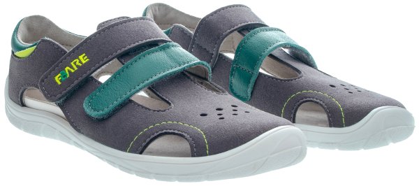 FARE BARE ECONOMIC dětské sandály šedé