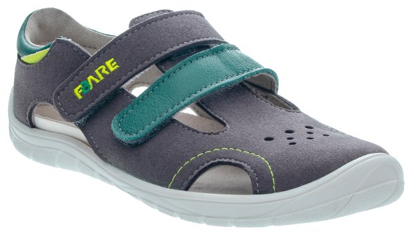 FARE BARE ECONOMIC dětské sandály šedé