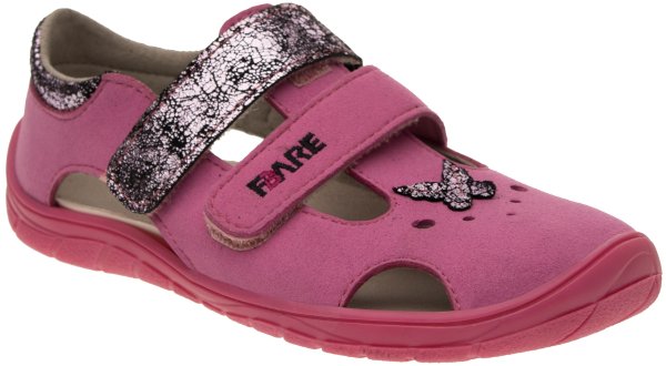 FARE BARE ECONOMIC dětské sandály růžové