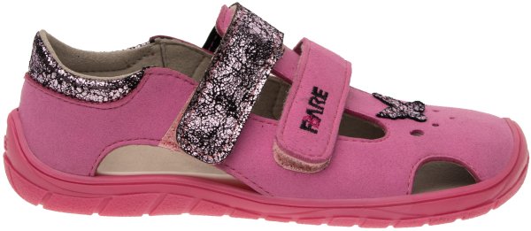 FARE BARE ECONOMIC dětské sandály růžové