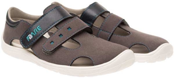 FARE BARE ECONOMIC dětské sandály šedé