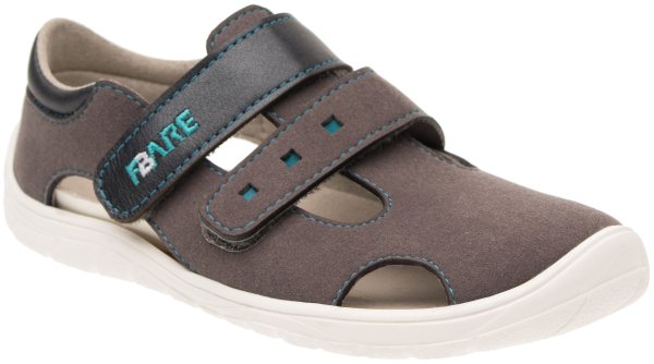 FARE BARE ECONOMIC dětské sandály šedé