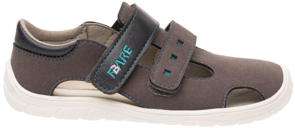 FARE BARE ECONOMIC dětské sandály šedé