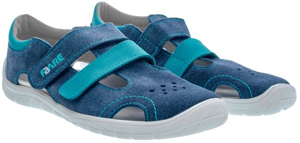 FARE BARE ECONOMIC dětské sandály modré