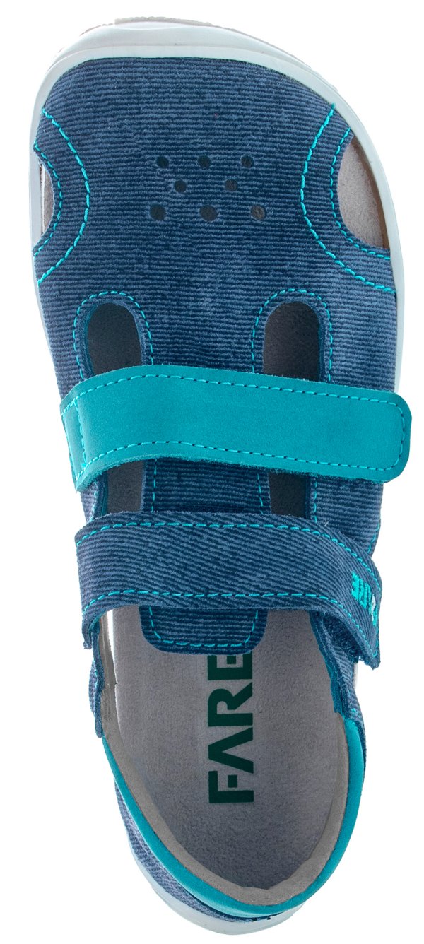 FARE BARE ECONOMIC dětské sandály modré