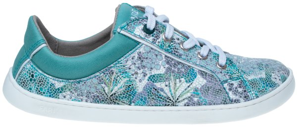 FARE BARE ELEGANT celoroční boty petrolejové květ