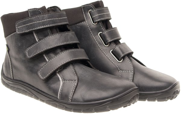 FARE BARE AVILA dětské celoroční nepromokavé boty černé neon