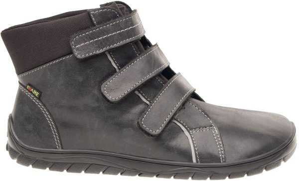 FARE BARE AVILA dětské celoroční nepromokavé boty černé neon