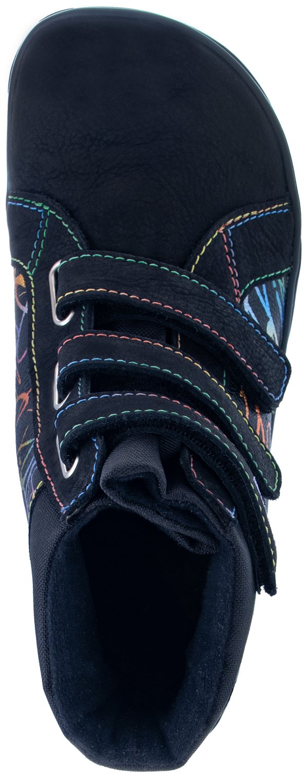 FARE BARE AVILA dětské celoroční nepromokavé boty černé