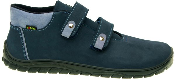 FARE BARE WALKY celoroční nepromokavé boty modré