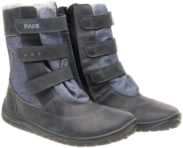 FARE BARE NOELKY zimní nepromokavé boty modré