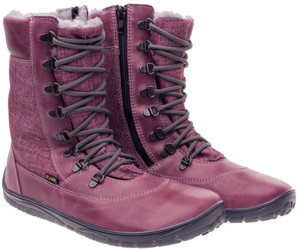 FARE BARE NOELKY zimní nepromokavé boty růžové