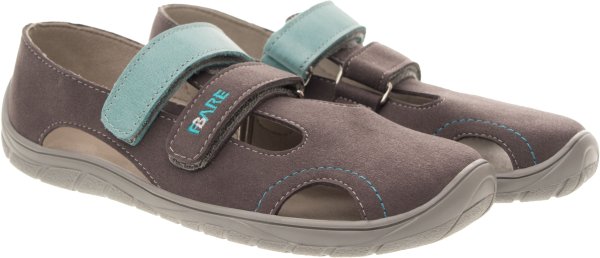 FARE BARE ECONOMIC dětské sandály šedé