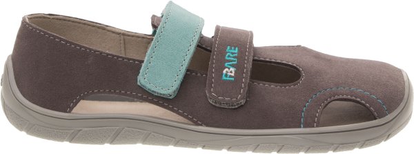 FARE BARE ECONOMIC dětské sandály šedé