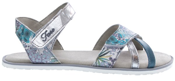 FARE BARE SENONA sandály petrolej květ