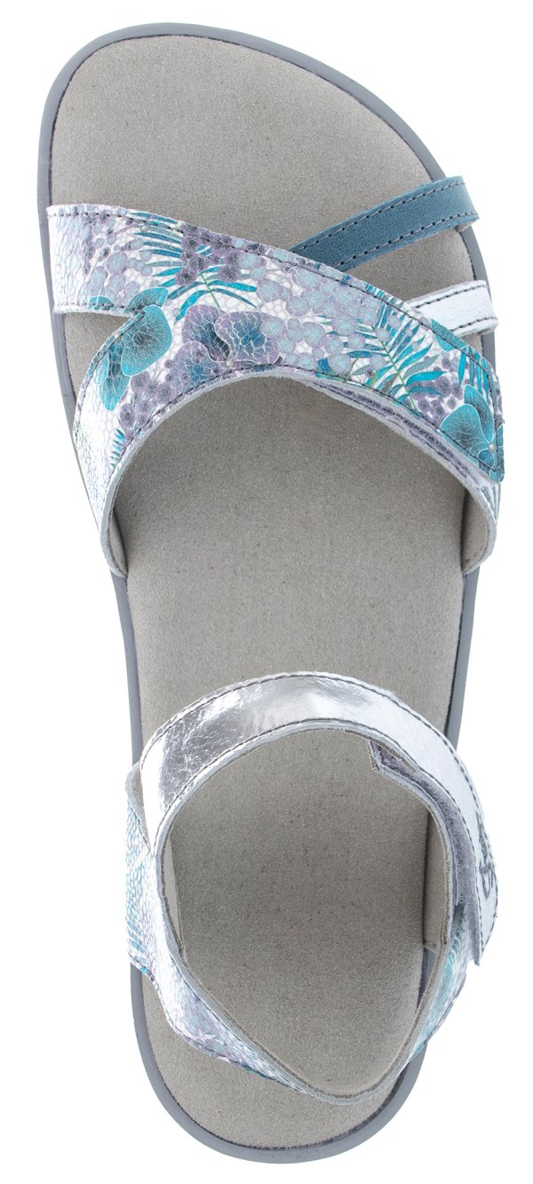 FARE BARE SENONA sandály petrolej květ