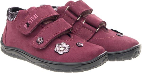 FARE BARE BERGENKY dětské celoroční nepromokavé boty fiaolová