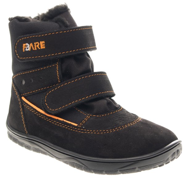 FARE BARE FINKY dětské zimní nepromokavé boty černé