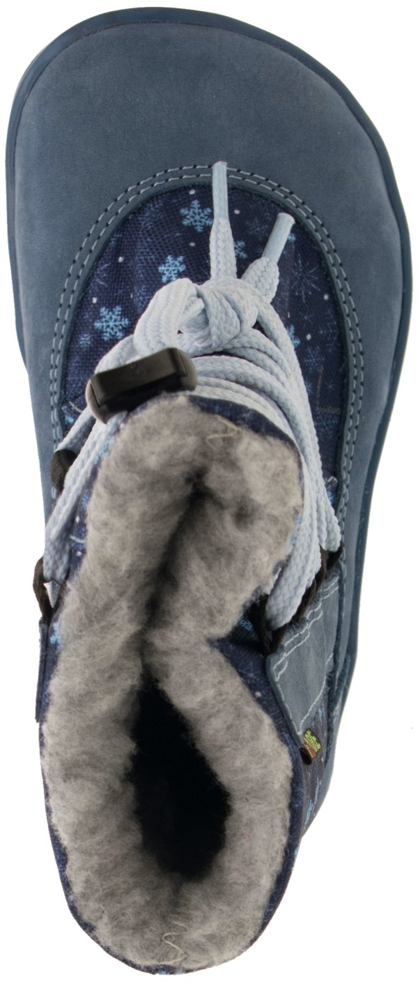 FARE BARE SNĚHULE dětské zimní nepromokavé boty modré